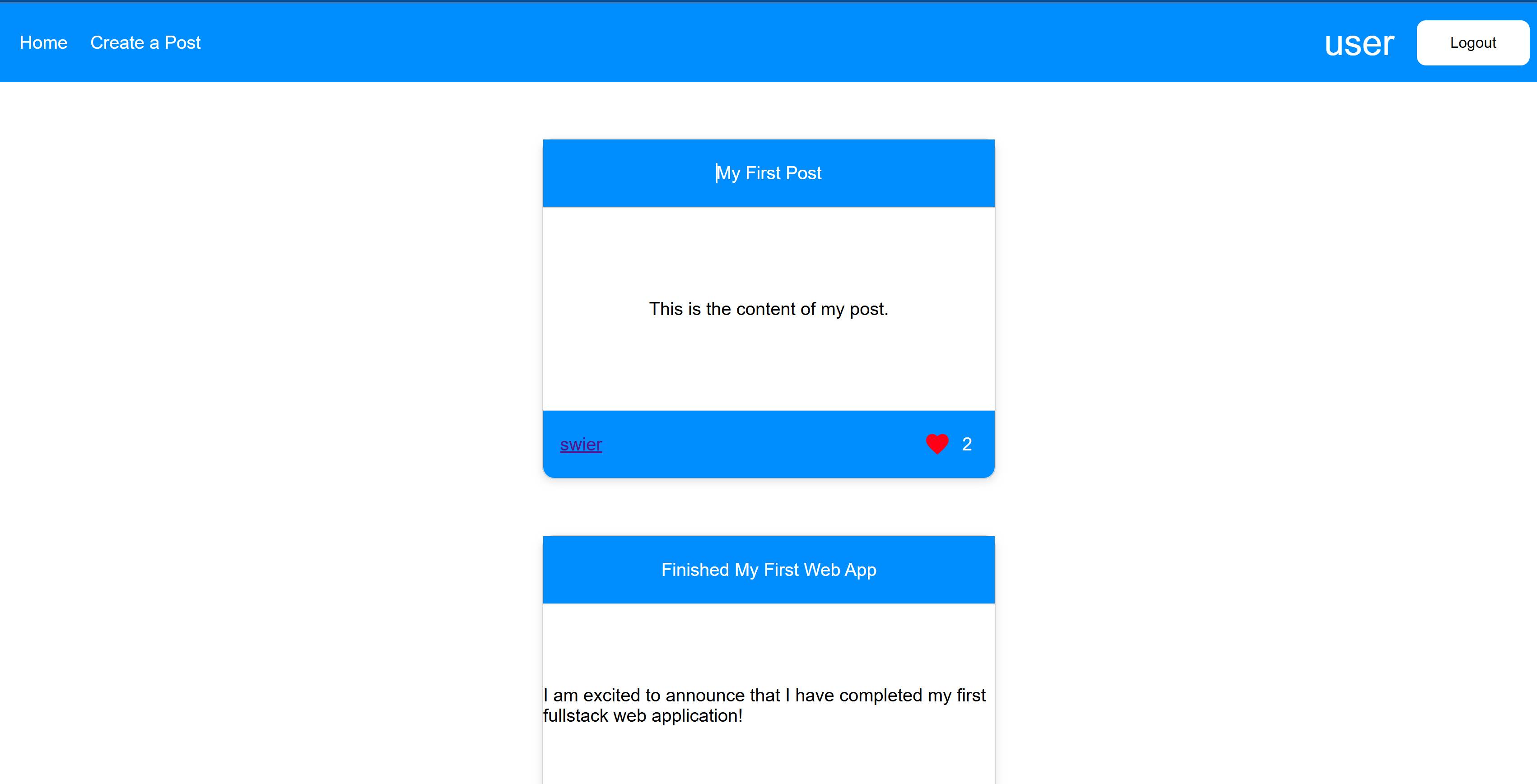 Fullstack Social Media App